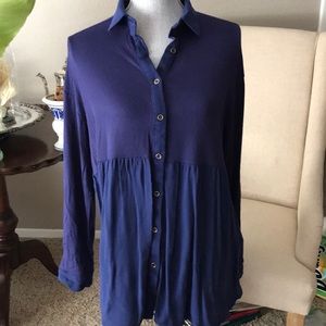 Anthropologie Flowy Top